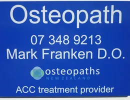 Mark Franken Osteopath, Member Osteopaths NZ (Rotorua Osteopathic Clinic)