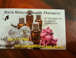 Maria Natural Health Therapist