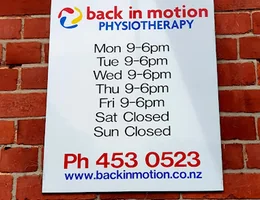 Back In Motion Physiotherapy Clinic