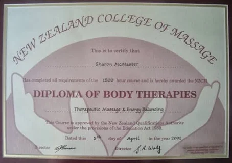 Photo Sharon Elsworth Massage Therapy