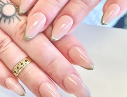 Golden nails and spa