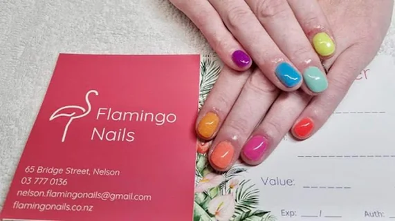 Photo Flamingo Nails